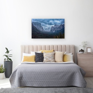 Tablou canvas - In Mijlocul Unei Furtuni, Yosemite, Tunet, Cer, 50 x 80 cm - Img 3