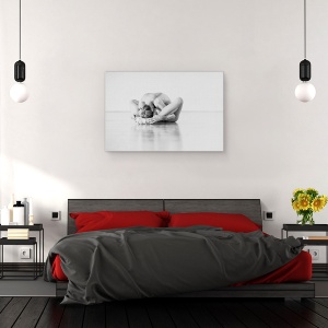 Tablou canvas - In Sine, Balet, Balerina, Performanta, Pozeaza, Acrobat, Flexibil, 80 x 120 cm - Img 3