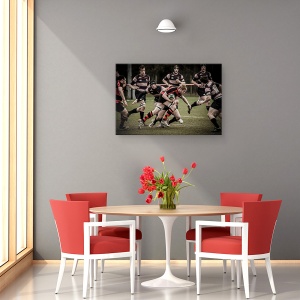 Tablou canvas - Incinta, Sport, Rugby, Actiune, Oameni, Sport, 60 x 90 cm - Img 4