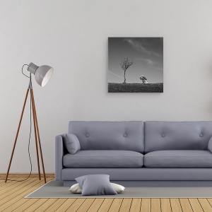 Tablou canvas - Inspiratie, Baie, Nevoie, Umor, 90 x 90 cm - Img 2