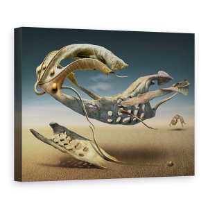 Tablou canvas - K_214, Ireal, Fantezie, Vis, Frunza, 50 x 70 cm