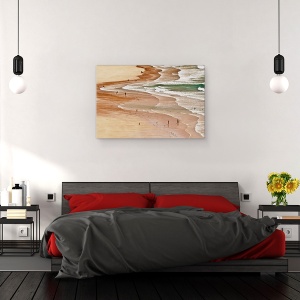Tablou canvas - La Plaja, Brittany, Franta, Plaja, Coasta, 80 x 120 cm - Img 3