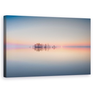 Tablou Canvas - Lacul Mattamuskeet Memorie, Rasarit, SUA, Calm, Senin, 50 x 80 cm