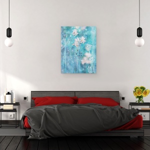 Tablou canvas - Magia Complexa A Naturii, Moale, Culori Pastelate, Zapada, 60 x 80 cm - Img 3