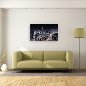 Tablou canvas - Magnum, Dubai, Eau, Burj al khalifa, Drum, Strada, 50 x 80 cm - Img 2