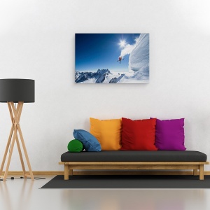 Tablou canvas - Mai Mare, Actiune, Sport, Schior, 40 x 60 cm - Img 2
