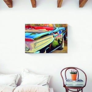Tablou canvas masina retro Cabriolet 80x120 cm