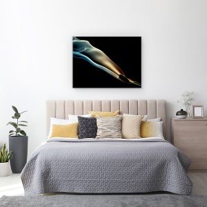 Tablou canvas - Matase, Fum, Abstract, Italia, Intuneric, 50 x 70 cm - Img 3
