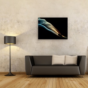 Tablou canvas - Matase, Fum, Abstract, Italia, Intuneric, 60 x 80 cm - Img 2