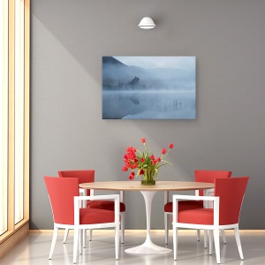 Tablou canvas - Misterios, Kilchurn, Castel, Ceata, Dimineata, Misterios, 60 x 90 cm - Img 4