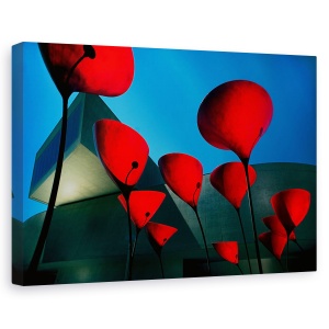 Tablou canvas - Muzeul Maxxi, Arhitectura, Floare, Abstract, Fara Cuvinte, 40 x 60 cm