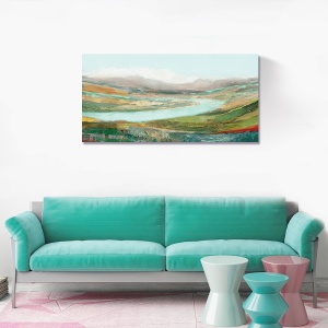 Tablou Canvas - Natura, Peisaj Aerian, 50 x 100 cm - Img 2