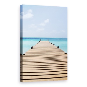 Tablou canvas - Natura, Peisaj, Mare, Apa Limpede, Cer Albastru, 80 x 120 cm