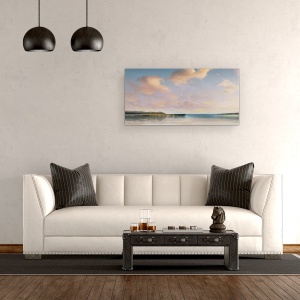 Tablou canvas - Natura, Peisaj, Mare, Apus De Soare, 50 x 100 cm - Img 2