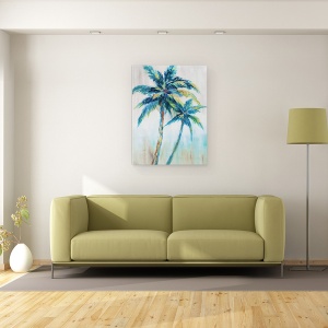 Tablou canvas - Natura, Planta, Palmier, Modern, Colorat, Pictura, 75 x 100 cm - Img 2