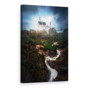 Tablou canvas - Neuschwanstein, Germania, Castel, Arhitectura, 60 x 90 cm