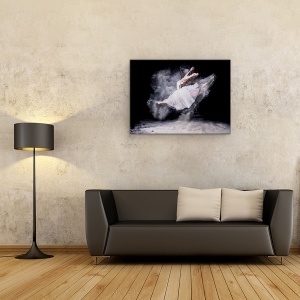 Tablou canvas - Nor Dansand, Editare Creativa, Sari, Salt, Performanta, Actiune, 75 x 100 cm - Img 2
