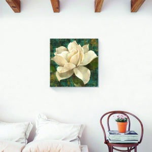 Tablou decorativ canvas nuferi vintage 60x60 cm