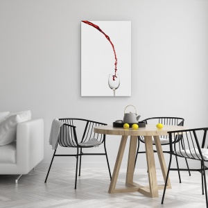 Tablou canvas - O Ceasca De Vin, Natura Moarta, Bar, Bautura, 40 x 60 cm - Img 4