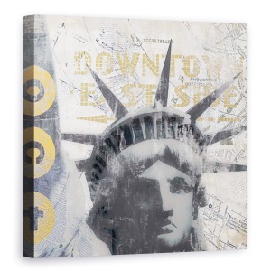 Tablou canvas - Orase si Arhitectura, Cladire, Statuia Libertatii, New York, 90 x 90 cm