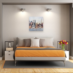 Tablou canvas - Orase si Arhitectura, Orase, Arhitectura, New York, Pictura, 60 x 60 cm - Img 3