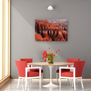 Tablou decorativ canvas Orasul Roșu la răsărit