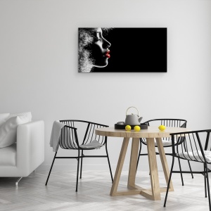 Tablou Canvas - Organisme, Model, Studio, Lumina, Femeie, Fata, Panorama, 50 x 100 cm - Img 2