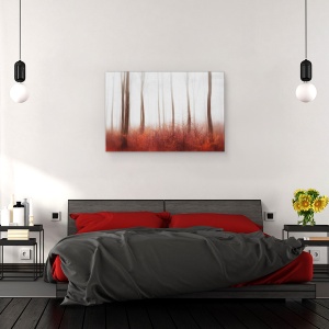 Tablou canvas - Paduri Fara Sfarsit, Padure, Padure, Peisaj, Pomi, Copac, Frunze, 60 x 90 cm - Img 3