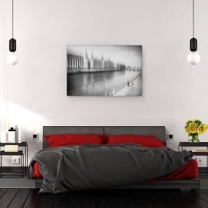 Tablou canvas - Palatul De Justitie, Paris, Franta, Sena, Rau, 40 x 60 cm - Img 3