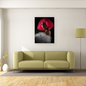 Tablou canvas - Pantera Roz, Studio, Zeita, Hasselblad, Londra, Culoare, 50 x 70 cm - Img 2