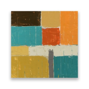 Tablou Canvas - Patrate, Dreptunghi, Abstract, 60 x 60 cm