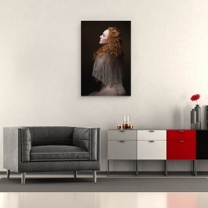 Tablou canvas - Perle, Par, Femeie, Model, Frumusete, 40 x 60 cm - Img 2