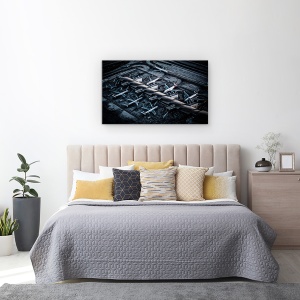 Tablou canvas - Peste Lax, Aeroport, Avioane, Terminal, Porti, 50 x 80 cm - Img 3