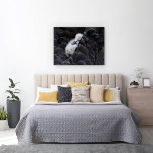Tablou canvas - Pickaback, Ratusca, Copil, Dragut, Imbratisare, 50 x 70 cm - Img 3