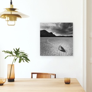Tablou canvas - Pista De Curse, Stanca, Piatra, Valea Mortii, 60 x 60 cm - Img 4