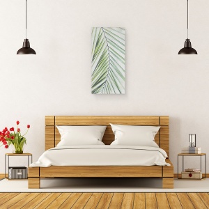 Tablou canvas - Planta, Palma, Frunze, Pictura, 50 x 100 cm - Img 3