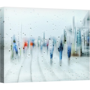 Tablou canvas - Ploua, Picaturi, Ploaie, Fereastra, 60 x 80 cm