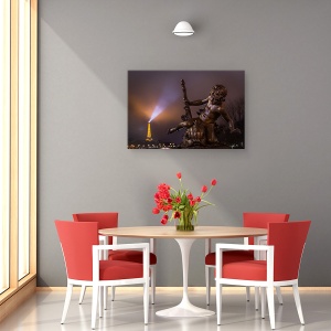 Tablou canvas - Podul Alexandru Al III-Lea, Paris, Peisaj Urban, Oras, Franta, 60 x 90 cm - Img 4