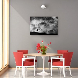 Tablou canvas - Preludiu Pentru Vis, Cer, Stare De Spirit, Emotie, Nori, Peisaj, 40 x 60 cm - Img 4
