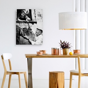 Tablou canvas - Prieteni Pe Viata, Cos, Legume, Picatura, 50 x 70 cm - Img 4