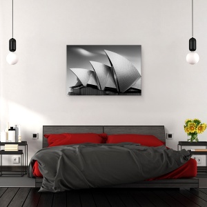Tablou canvas - Profilul Operei Din Sidney, Australia, Sala De Concerte, 80 x 120 cm - Img 3