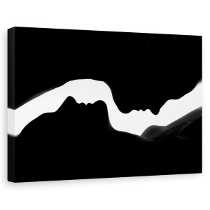 Tablou canvas - Profilurile A Doua Femei, Silueta, Copenhaga, 60 x 90 cm