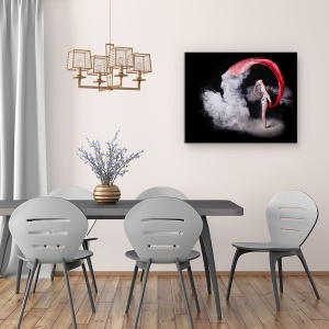 Tablou canvas - Pulbere De Ceata, Praf, Faina, Gimnastica, Acrobat, 40 x 50 cm - Img 4