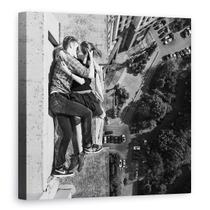 Tablou canvas - Recviem Pentru Un Vis, Sarut, Dragoste, Cuplu, Pereche, 90 x 90 cm