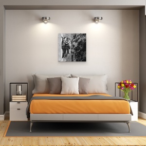 Tablou canvas - Recviem Pentru Un Vis, Sarut, Dragoste, Cuplu, Pereche, 90 x 90 cm - Img 3