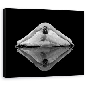 Tablou canvas - Reflectia Balerinei, Balet, Dansatoare, Reflectie, 60 x 75 cm