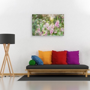 Tablou canvas - Romantism, Flori, Inflorire, Vara, Flori Salbatice, 40 x 60 cm - Img 2