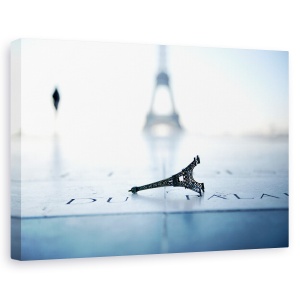 Tablou canvas - Sa Vezi Parisul Si Sa Mori, Franta, Eiffel, Turn, Turist, 60 x 90 cm