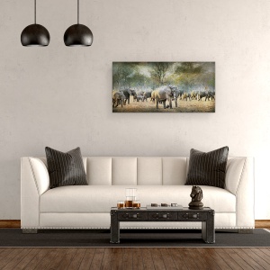 Tablou canvas - Salbatic I, Animale, 50 x 100 cm - Img 2