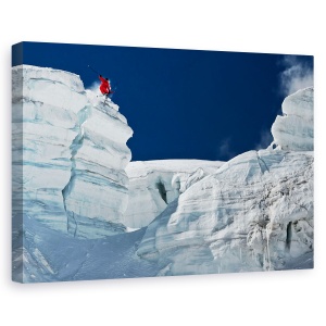Tablou canvas - Sarituri De Pe Stanca, Actiune, Sport, Schior, 60 x 90 cm